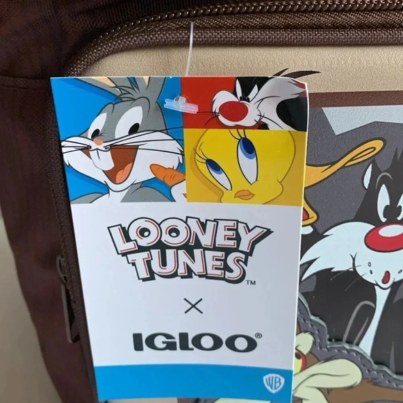 Looney Tunes 9 Can  Insulated Igloo Cooler Bag NWT - Picture 6 of 11